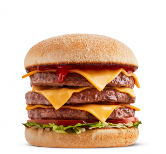 Triple Wimpy Cheeseburger image