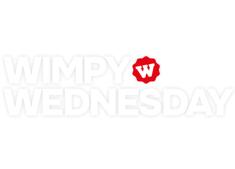 Deals on Wimpy meals –<br>every #WimpyWednesday!&nbsp; overlay image
